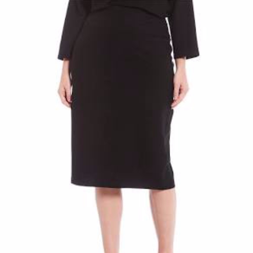 Eileen Fisher Stretch Midi Slim Skirt